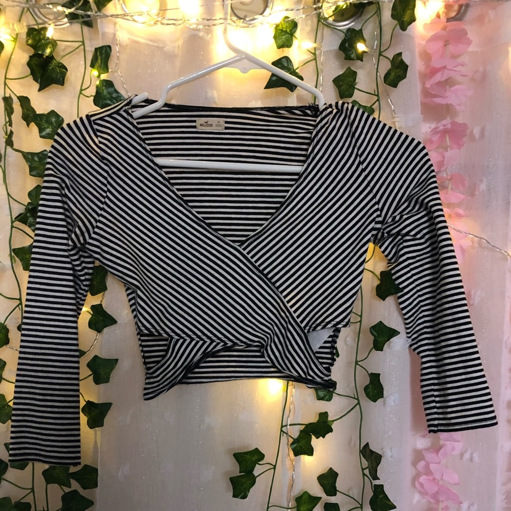 Hollister Striped Crop Top